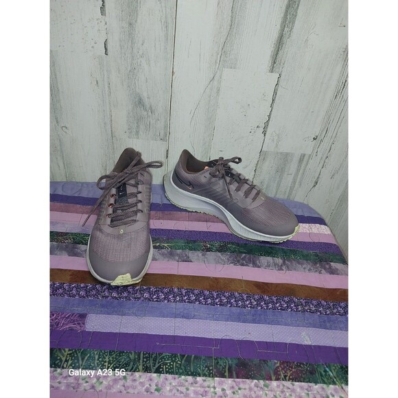 NIKE AIR ZOOM PEGASUS 38 SHIELD PURPLE SMOKE WOMEN'S SIZE 7.5 DC4074-500 - Picture 1 of 9
